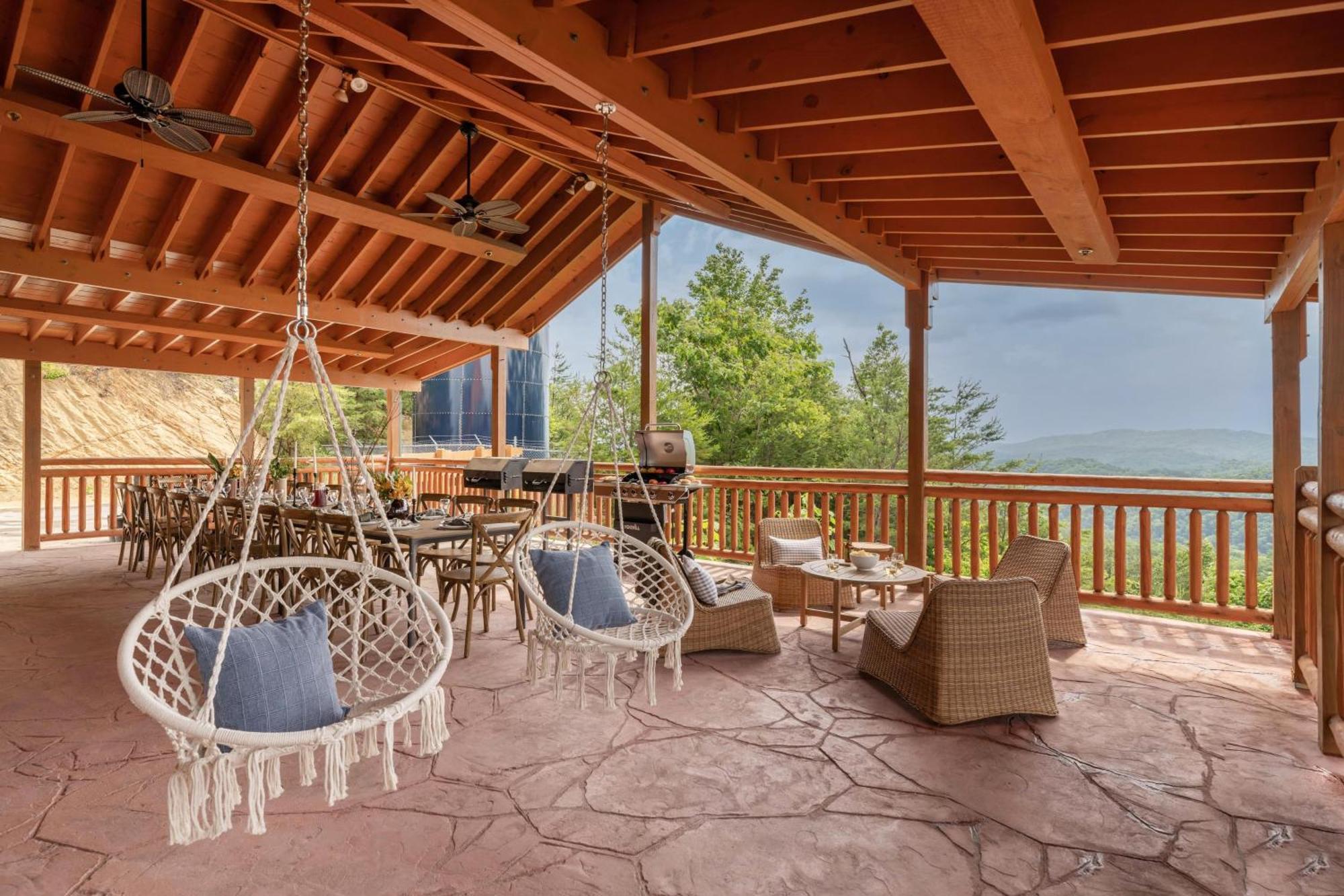 Sugarland By Avantstay Sleeps 28 Home Theatre Two Hot Tubs Indoor Pool Incredible Views Pigeon Forge Extérieur photo