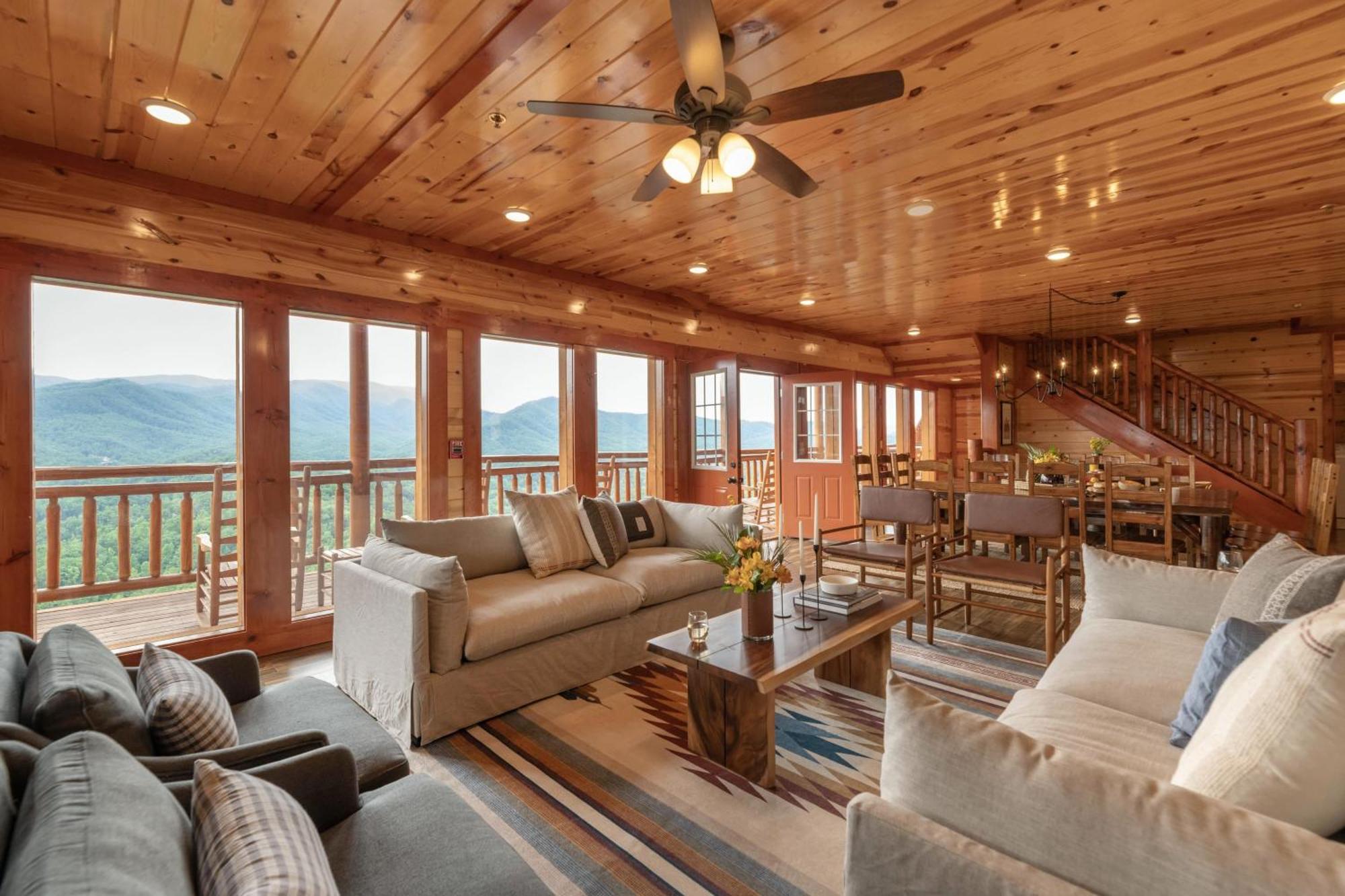 Sugarland By Avantstay Sleeps 28 Home Theatre Two Hot Tubs Indoor Pool Incredible Views Pigeon Forge Extérieur photo